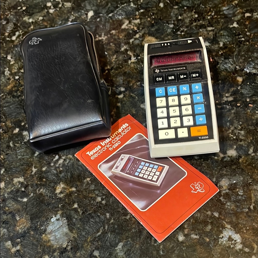 Texas Instruments electronic calculator TI-2550!!
